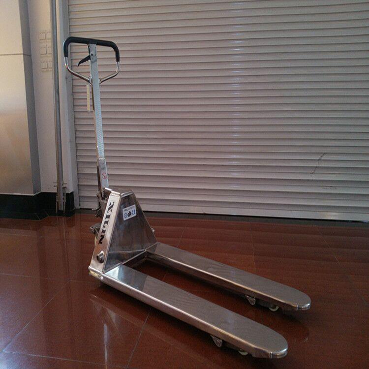 产地货源不锈钢地牛04材料2t地牛全不锈钢托盘车2吨手动铲车