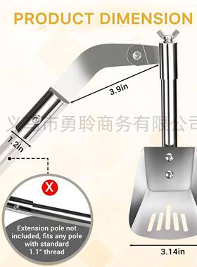 家用排水沟清洁工具不锈钢屋顶排水沟冲洗工具