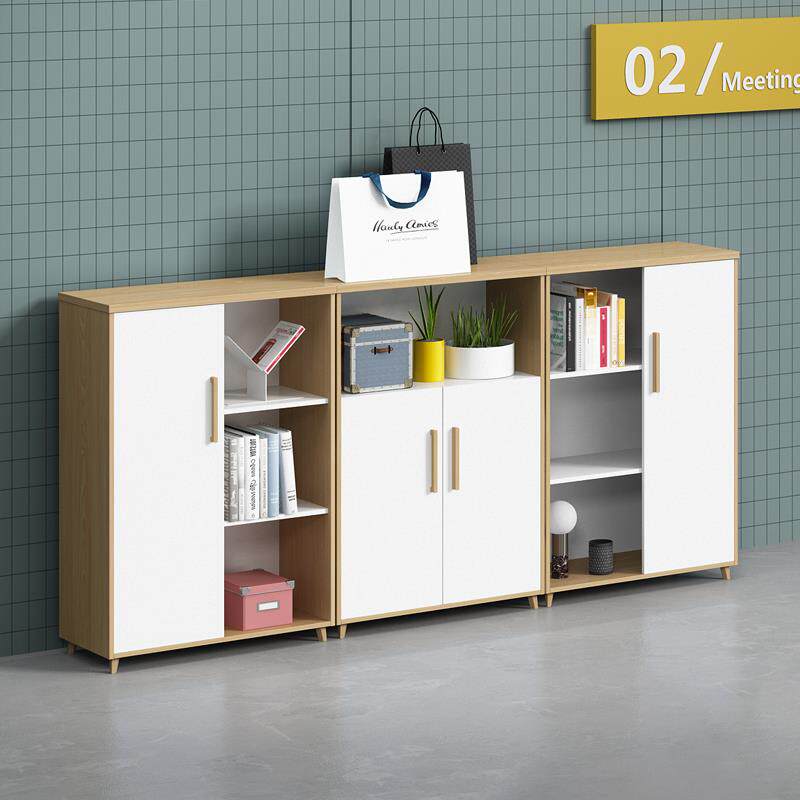 办公文件柜矮柜档案柜资料柜简约现代落地式组合小柜子收纳矮柜子