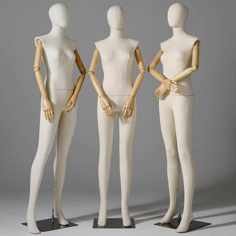全身包布模特道具女活动手韩版女装展示架橱窗人台服装店模特架子