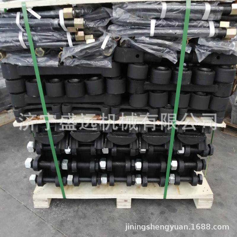 现货半挂车美式悬挂90宽整套悬挂支架底托卡板焊接式轻型悬架配件