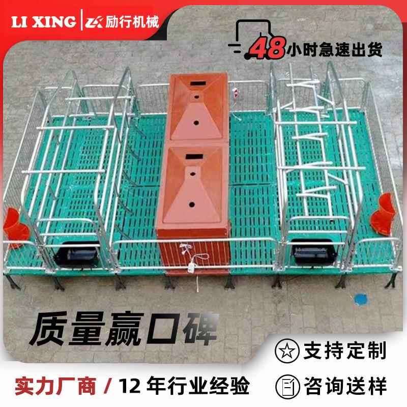 保育床仔猪双体塑料复合板热镀锌管保育栏母猪产床定位栏养猪设备