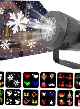 Christmas Party Lights Snowflake Laser Projector Led Stage L