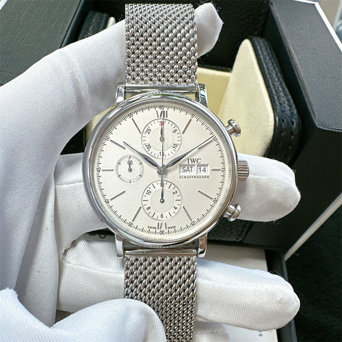 一口价98新万国米兰带柏涛菲诺系列全自动机械表男士手表IW391009