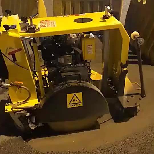 全自动井盖切机补多功YSQ能路面修切割机圆缝形轨圆道行走切机