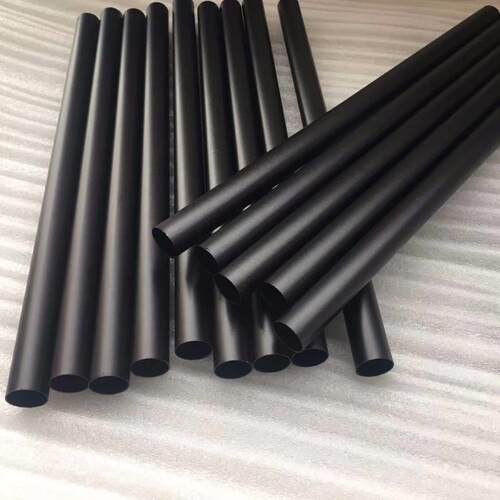6063黑色铝管阳极氧化彩色可定制外径9-20毫米厚1.0长1米单支黑色