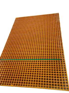 玻璃钢黄色格栅 4S店洗车房地板格栅树篦子格栅板网格板生产厂家