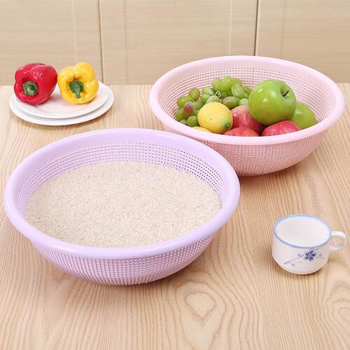Medium Rice Washing Sieve, Colorful Rice Basket, Daily Neces