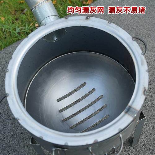 户外柴火炉灶新款柴火炉农村柴火灶家用烧柴移动炉子大锅铁锅灶台