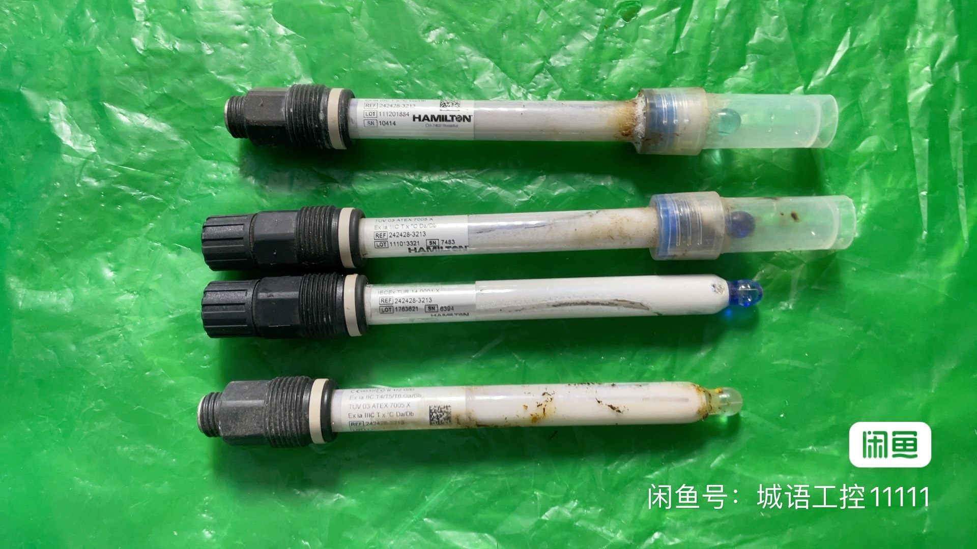 哈美顿ph电极242428-3213数量5个，打包出，议价