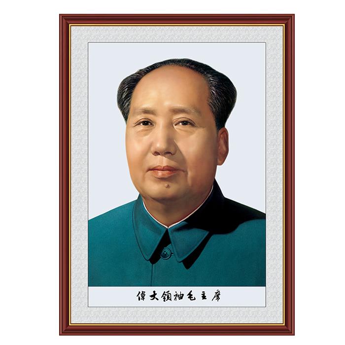 人物画像壁画海报墙画头像客厅中堂挂画伟人画像