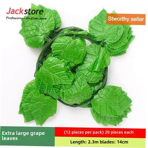 artificial ivy leaf garland plants vine fake foliage flowers