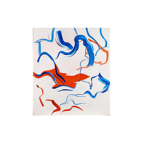 现代简约抽象风客厅背景墙高级感装饰画入户玄关挂画餐厅酒店壁画