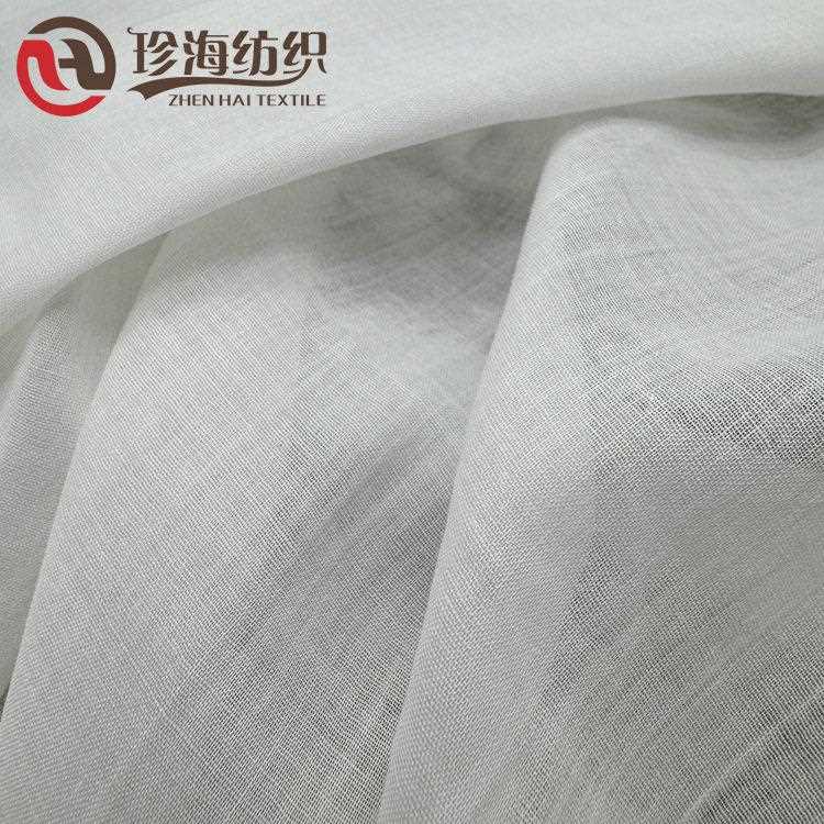 新款直销春夏55克苎麻棉本白布料衬衫连衣裙苎麻面料布欧美风棉麻
