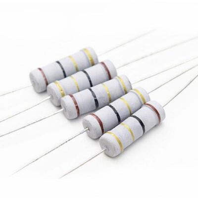 国产碳膜电阻5W5%1k/6GML2k色/5k/91k/1500k/200k7常用环电阻