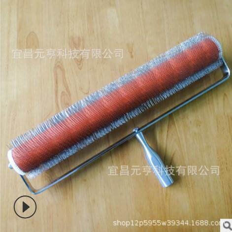 不锈钢钢针消泡滚筒 钢针滚筒刷