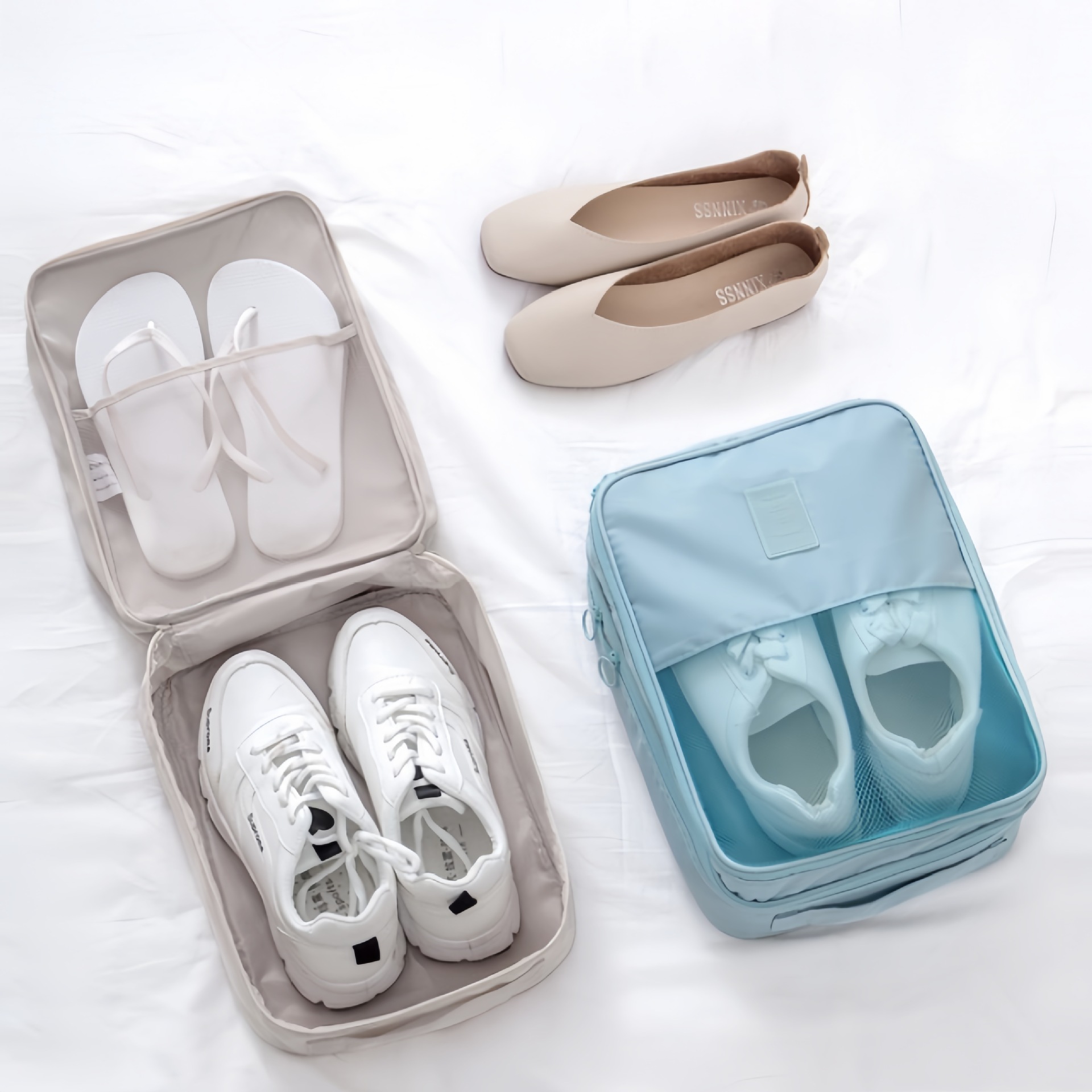 牛津布手提包斜纹鞋盒其他收纳袋