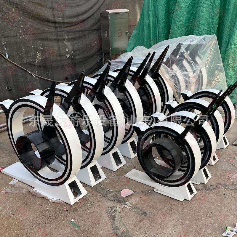 无动力迷你发光单车广场商场活动暖场动感发电不锈钢七彩发光单车