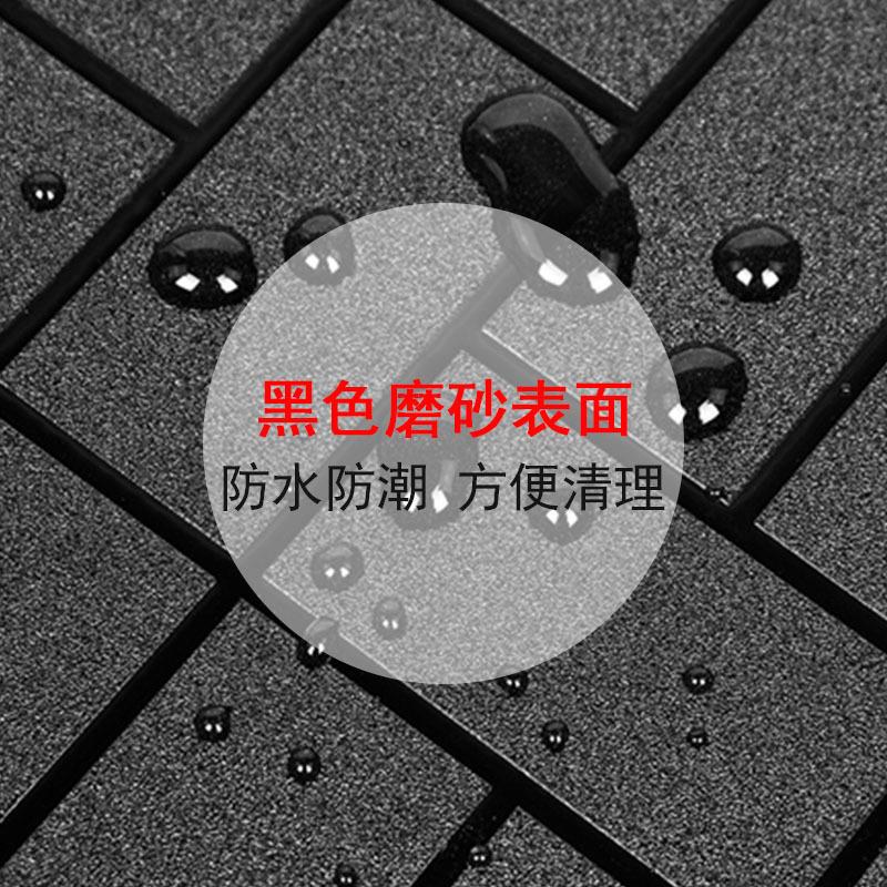 静电黑色磨砂玻璃贴全遮不透光隔热防晒磨砂办公室浴室窗户贴纸