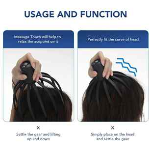 Stress Massager Relieve Electric Head This Tension With