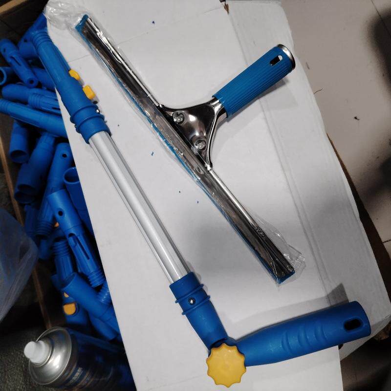 角度刮擦擦玻璃台面刮水器清洁专用可调一杆长柄拐角伸缩杆外窗