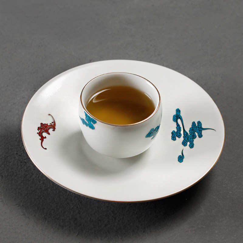 茶托小型海盘禅意泡瓷壶茶台家用泡陶茶盘托盘台承茶干小干