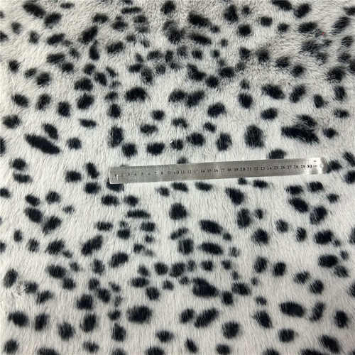 40毛金托卡豹点 豹纹 托卡狐狸毛印花 箱包鞋材服装毛绒面料