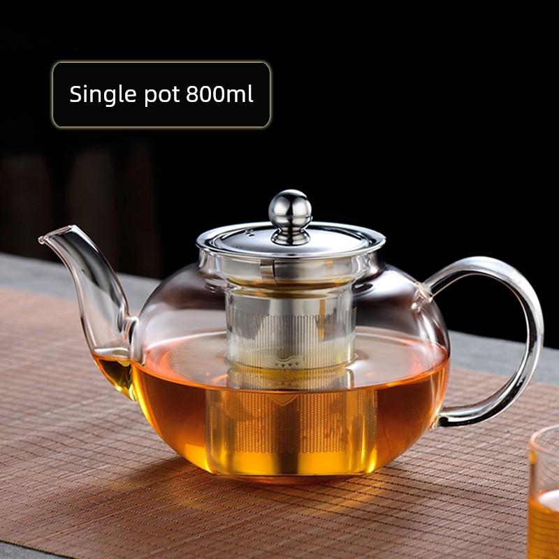 加厚玻璃泡茶壶耐高温红茶杯绿茶专用泡茶器办公室大容量茶水分离