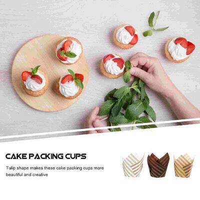 300 Pcs Muffin Cup Cake Shops Liners Paper Cupcake Baking