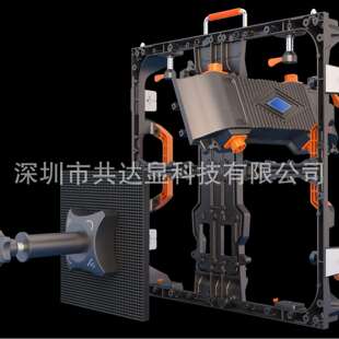 压铸铝箱led凭租屏 p3.91均流不黑屏led凭租屏前后维护方便折装