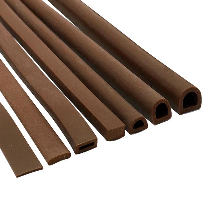 防盗门硅胶发泡密封条隔音防风防虫防撞门窗门缝胶条自粘型耐低温