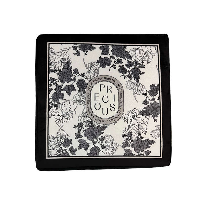 满座复古法式美式方形坐垫餐桌椅垫子垫圆形屁垫厚防滑家用可水洗