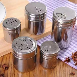 Stainless Shaker Steel Seasoning Large Jar Pepper