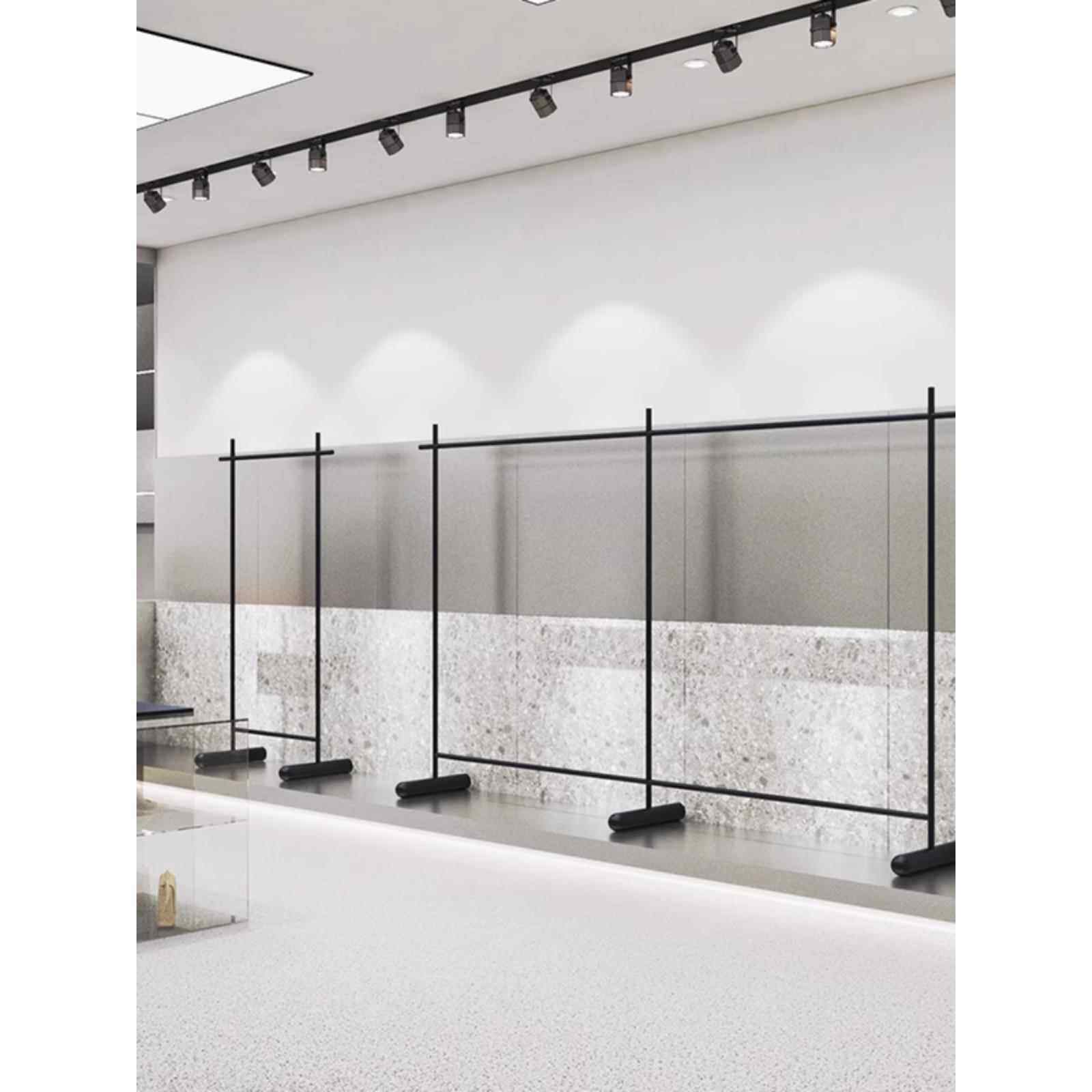 服装店展示架落地式耐用时尚黑色女装货架男装架子挂衣架