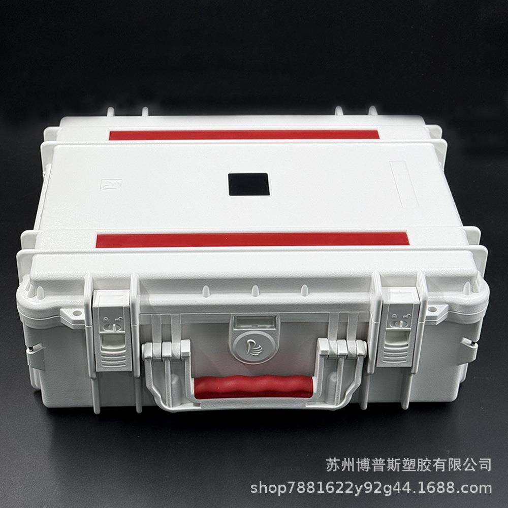 白色安全箱防震防尘精密仪器设备箱/pp塑料安全防护箱