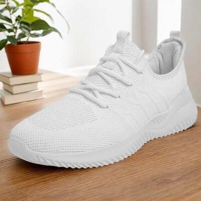 Men Running Shoes Breathable Mesh Casual Sneakers Slip-On