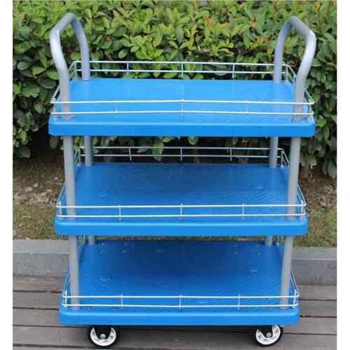 XFXS三层推车拖车拉车搬运车工具车 大号90*60小号73*47 兴锋脚轮