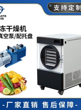 商用冻干机真空冷冻干燥机实验室虫草宠物粮水果小型食品冻干设备