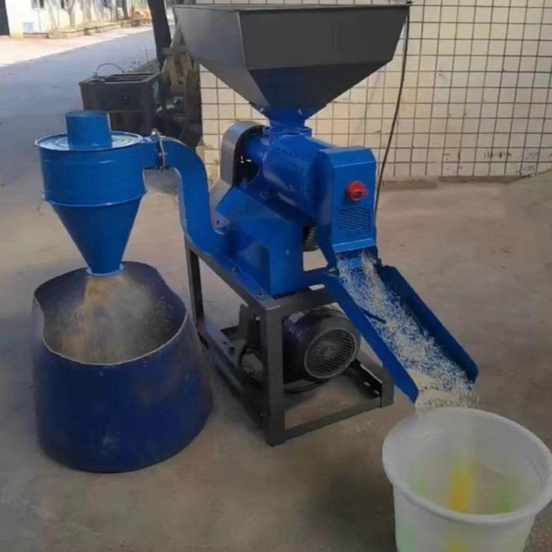 出口非洲碾米机 家用黄豆去皮机 配套玉米脱皮制糁磨面一体机