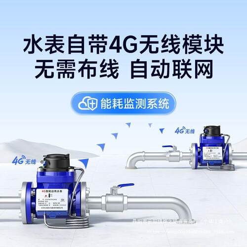 工业大口径智能水表 4G/NB无线远传水表 法兰水表DN50/100赠系统