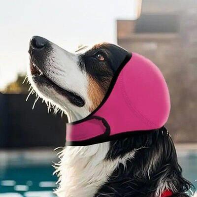 Dog Bath Ear Covers Swim Snood for Puppy Waterproof Elastic