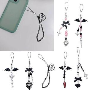 Keychain Kawaii Cute Phone Jellyfish Strap Crystal Pen Charm