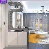 柜多厅功能门厅柜简约现代隔断门屏风客 玄关柜隔断柜鞋 正品 美进式