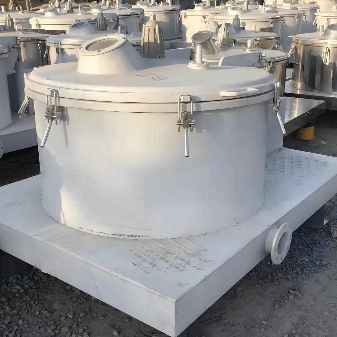 源头工厂多功能衬塑离心机平板式固液分离设备化工食品分离设备