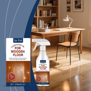 JUE FISH Wood Floor Polish Spray - For Cleaning, Maintenance
