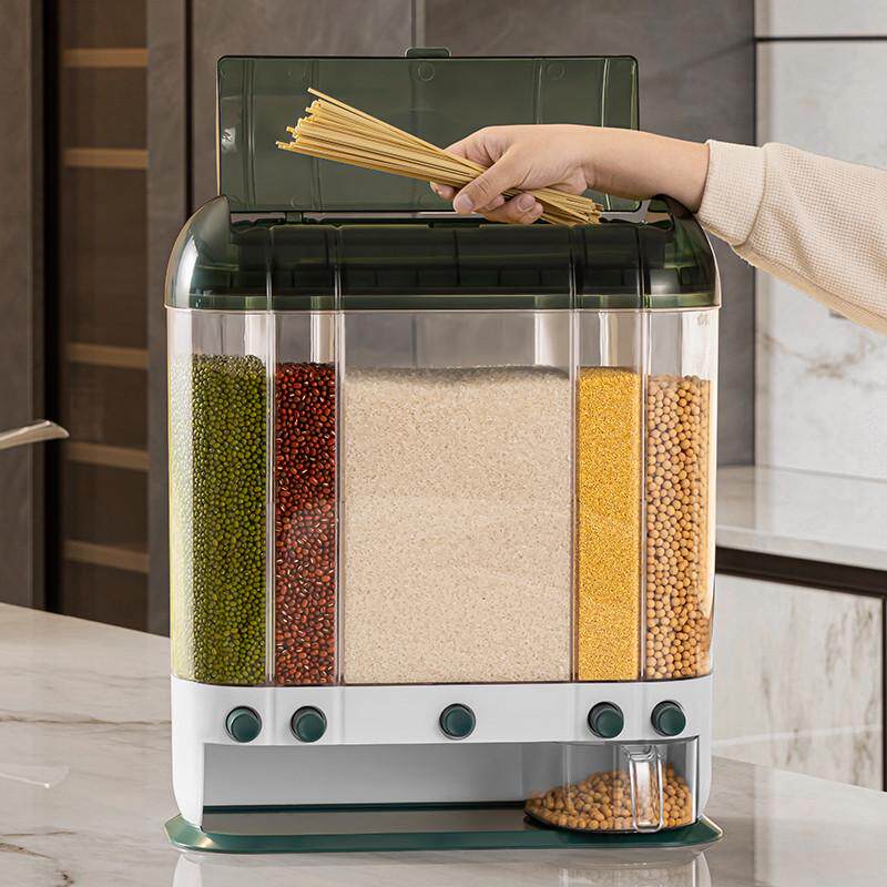 厨房装米桶家用密封米箱26斤装米缸面粉储存罐防虫防潮大米收纳盒,收纳整理,毛绒玩具收纳桶/箱,淘宝优惠券,粉丝福利购,淘宝优惠卷