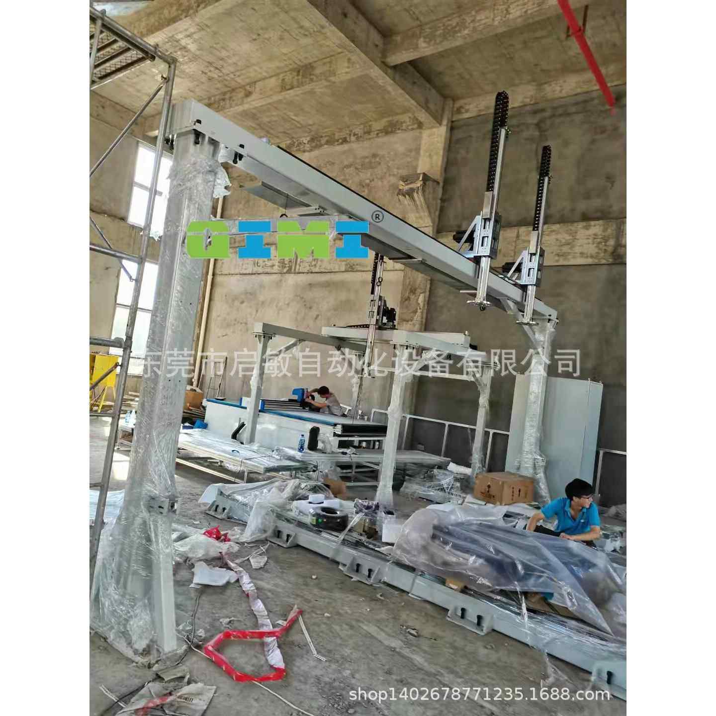 启敏源头厂家制造龙门桁架机械手机器人第七轴上下料桁架机械手