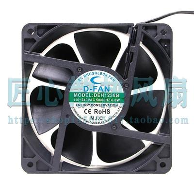D-FANDEH1238BEC110-240V6.0W120x120x38mm散热风扇