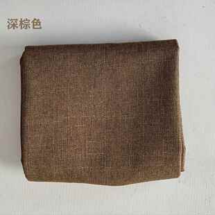 高档水都乐色布欧艺ins棉麻加厚简约餐纯桌布北现布代茶几桌盖布