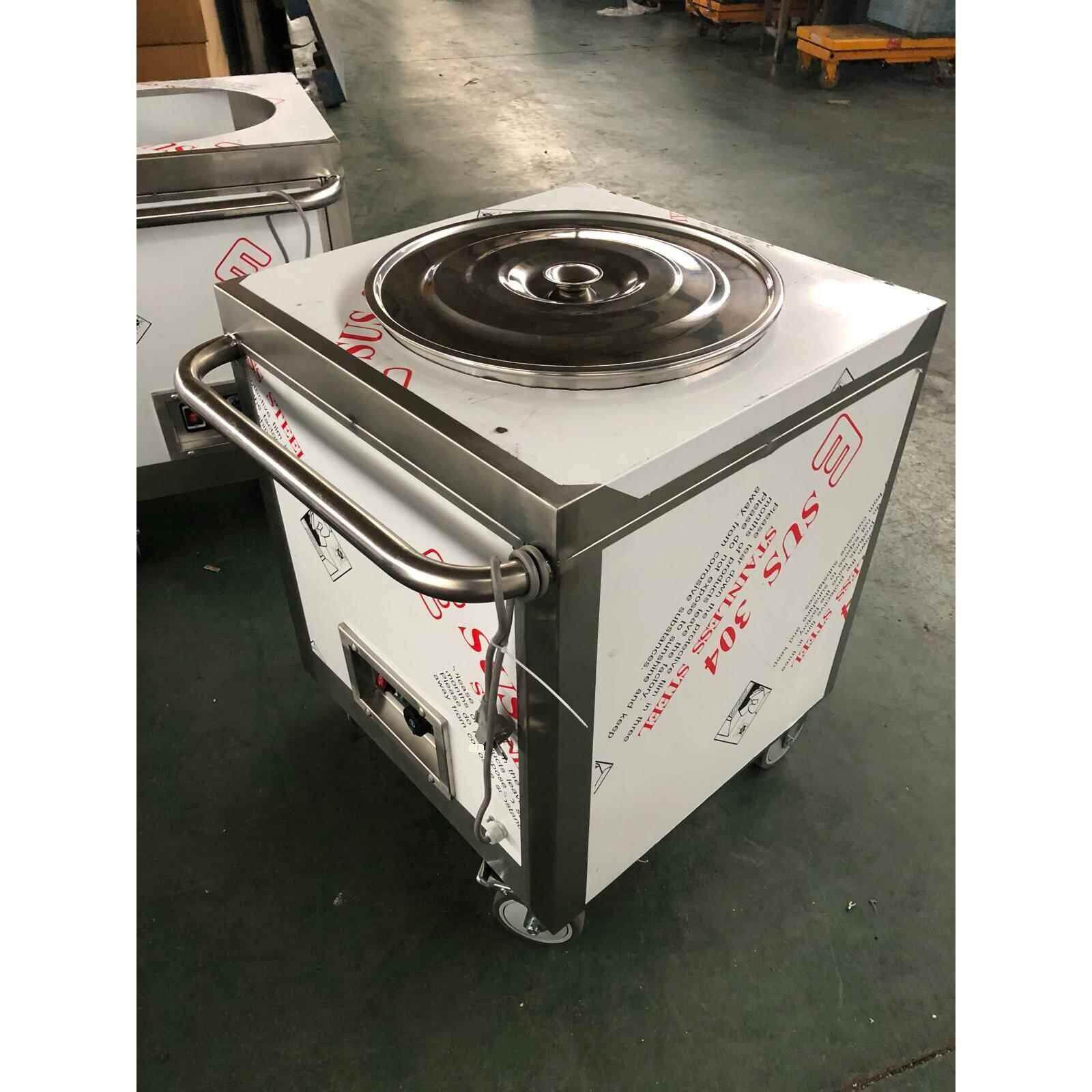 不锈钢商用保温粥车汤桶车保温台售饭台粥台粥锅暖汤炉煲粥快餐车